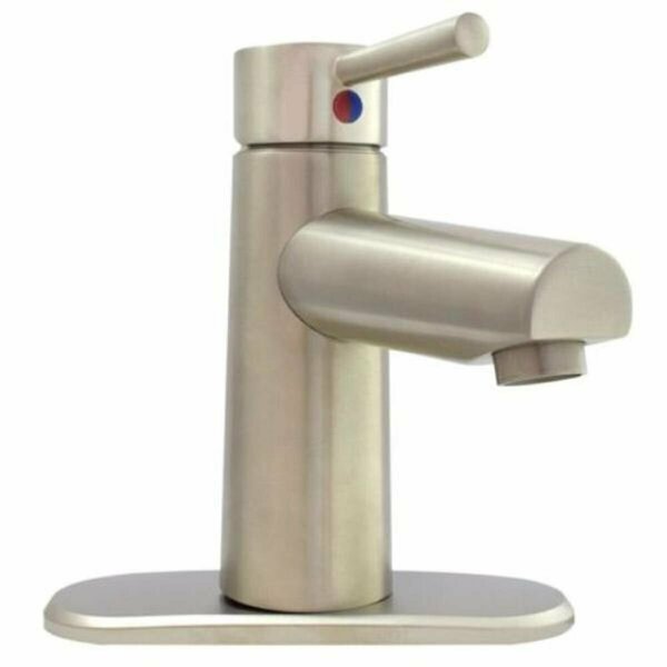 Shefu Products PF232403 Premium Single Handle Vessel Faucet, Nickel SH3026712